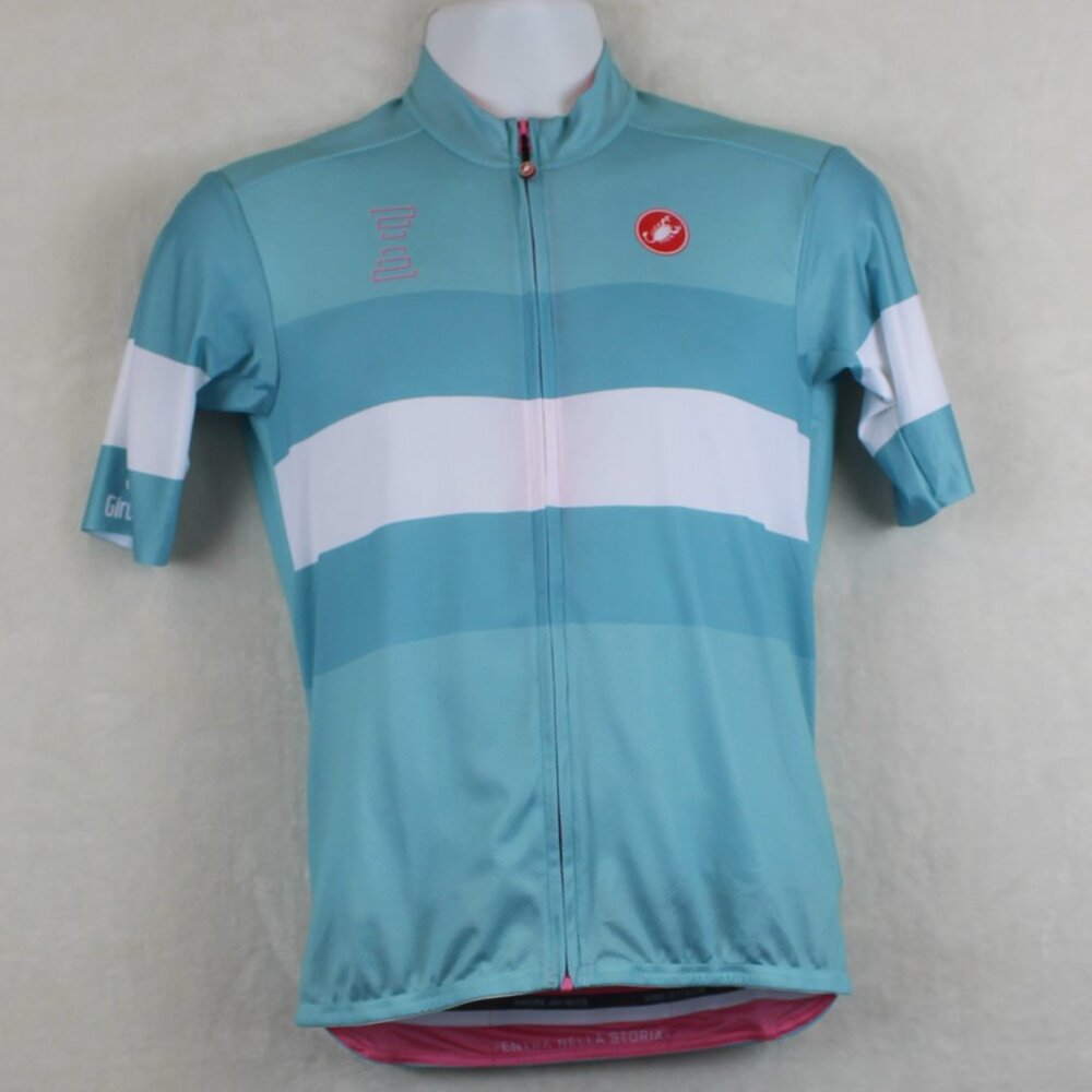New Castelli Short Sleeve Cycling Bike Women Shirt Jersey (L)